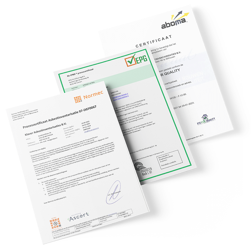 certificaten Procescertificaat Asbestinventarisatie Eye For Quality Procescertificaat Energielabel